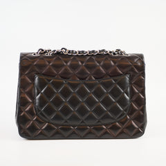 Chanel Jumbo Lambskin Single Classic Flap Black