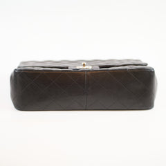 Chanel Jumbo Lambskin Single Classic Flap Black