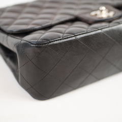 Chanel Jumbo Lambskin Single Classic Flap Black