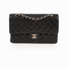Chanel Caviar Medium/Large Double Classic Flap Black