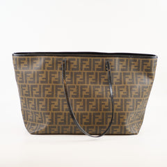 Fendi Zucca FF Roll Tote Brown