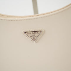 Prada Cleo White Shoulder Bag