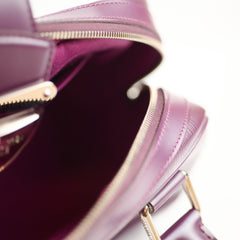 Louis Vuitton Cassis Epi Leather Bowling Montaigne GM Purple