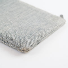 Chanel Deauville O-Case Clutch Tweed Grey