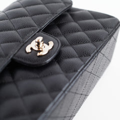 Chanel Classic Flap Small Black Caviar SHW