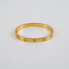 Cartier Classic Love Yellow Gold Size 17 Bracelet