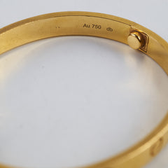 Cartier Classic Love Yellow Gold Size 17 Bracelet
