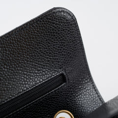 Chanel Caviar Small Classic Flap Black