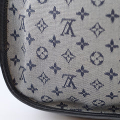 Louis Vuitton Mini Lin Berangere Bleu Shoulder Bag Navy