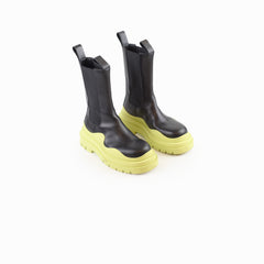 Bottega Veneta Tire Chelsea Boots black Size 36