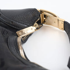 Gucci Horsebit Glam Hobo Bag Black