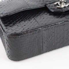 Chanel Medium Classic Flap Python Black