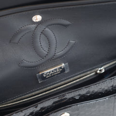 Chanel Medium Classic Flap Python Black