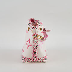 Louis Vuitton By The Pool Mini Noé White Pink
