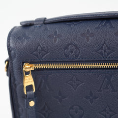 Louis Vuitton Pochette Metis Empreinte Navy 2024