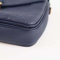 Louis Vuitton Pochette Metis Empreinte Navy 2024