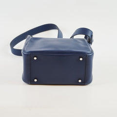 Hermès Mini Lindy Swift Verso Bleu Navy/Bleu Frida - Z Stamp