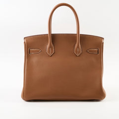 Hermes Birkin 30 Togo Gold Y Stamp