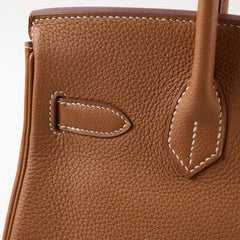 Hermes Birkin 30 Togo Gold Y Stamp