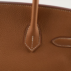 Hermes Birkin 30 Togo Gold Y Stamp