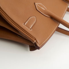Hermes Birkin 30 Togo Gold Y Stamp