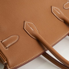 Hermes Birkin 30 Togo Gold Y Stamp