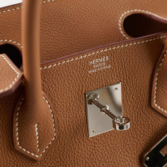 Hermes Birkin 30 Togo Gold Y Stamp