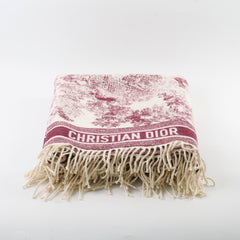 Dior 2019 Cruise Toile de Jouy Throw Blanket