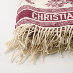 Dior 2019 Cruise Toile de Jouy Throw Blanket