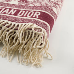 Dior 2019 Cruise Toile de Jouy Throw Blanket