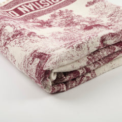 Dior 2019 Cruise Toile de Jouy Throw Blanket