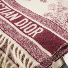 Dior 2019 Cruise Toile de Jouy Throw Blanket