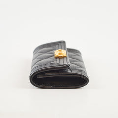 Chanel Boy Caviar Black Card Holder