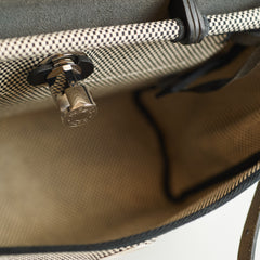 Hermès Herbag 31 Criss Viking Black & White