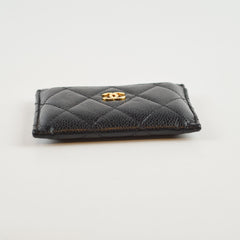 Chanel Black Caviar Card Holder