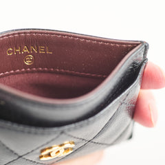 Chanel Black Caviar Card Holder