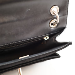 Chanel Single Velvet Flap Black