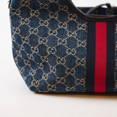 Gucci GG Giglio Small Denim Bag