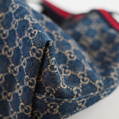 Gucci GG Giglio Small Denim Bag