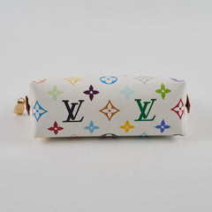 Louis Vuitton x Takashi Murakami 2025 Multicolour Cosmetic Pouch PM White