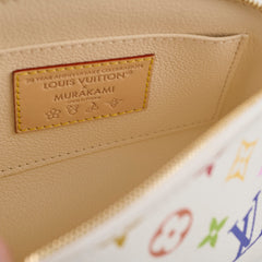 Louis Vuitton x Takashi Murakami 2025 Multicolour Cosmetic Pouch PM White
