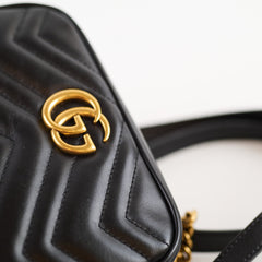 Gucci Marmont Mini Camera Crossbody Black