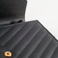 Saint Laurent Classic Cassandre Wallet On Chain WOC Black