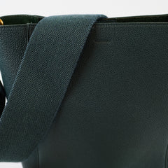 Celine Sangle Bucket Bag Small Dark Green