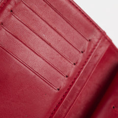 Louis Vuitton Vernis Portefeuille Viennois Wallet Red
