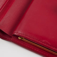 Louis Vuitton Vernis Portefeuille Viennois Wallet Red