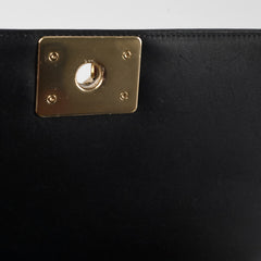 Chanel Old Medium Chevron Lambskin Black