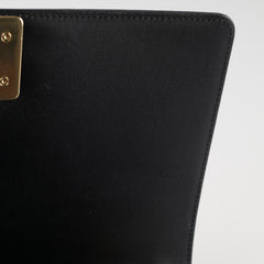 Chanel Old Medium Chevron Lambskin Black