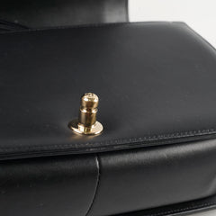 Chanel Old Medium Chevron Lambskin Black