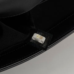 Chanel Old Medium Chevron Lambskin Black